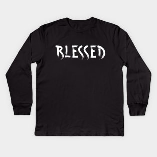 Blessed Christian Shirt Kids Long Sleeve T-Shirt